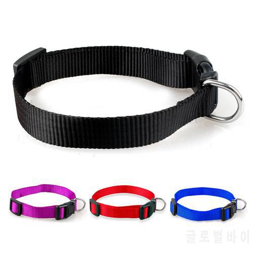 Dog Collar for Small Dogs Nylon Dog Collar Cheap Puppy Cat Collars Adjustable for Chihuahua Pug French Bulldog XS S M L
