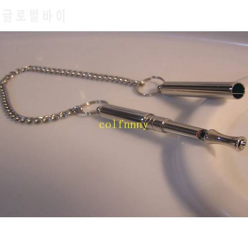 100pcs/lot Fast shipping Copper Whistle Keychain pet dog whistle for training Climbing Whistle