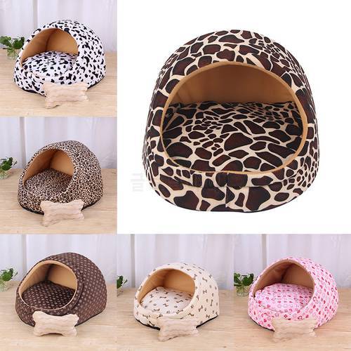 Winter Warm Puppy Dog Pet Bed House Removable Dog Cat Beds for Small Dogs Cats Kedi Katten Mat Kennes Mascotas Products Pet Home