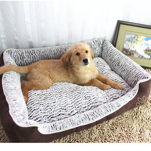 Dog Bed for Large Dogs Waterproof Detachable Lounger Sofa Cat Bulldog Bedding Kennel Mechanical Wash Pet Products Extra Size Bed