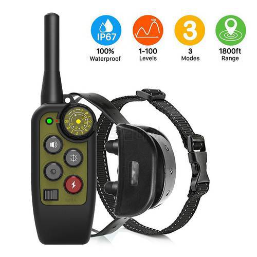JANPET Dog Remote Training Collar 500Yards Rechargeable Waterproof Electric Dog Shock Collar with Blind Operation PET Trainers