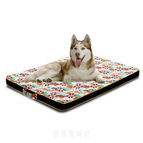 Large Dog Bed Mat Memory Foam Breathable Dog Beds Canvas Bottom Orthopedic Mattress Beds For Small Medium Large Pet
