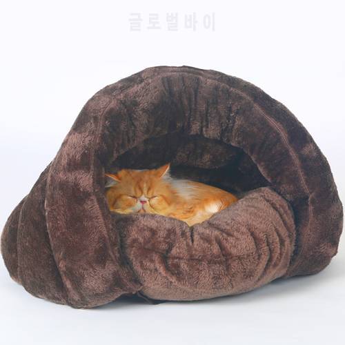 Pet bed for Cats Dogs Soft Nest Kennel Bed Cave House Sleeping Bag Mat Pad Tent Pets Winter Warm Cozy Beds cat mat cat mat