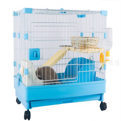 Rabbit Cage Culture Home Automatic Clearing Feces Pet Nest Villa Extra Large Supplies Dutch Pig