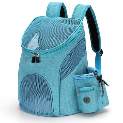 Breathable Big Space Dog Backpack High-quality Nylon Pet Cat Dog Carrier Bag Adjustable Shoulder Strap Pet Travel Backpack