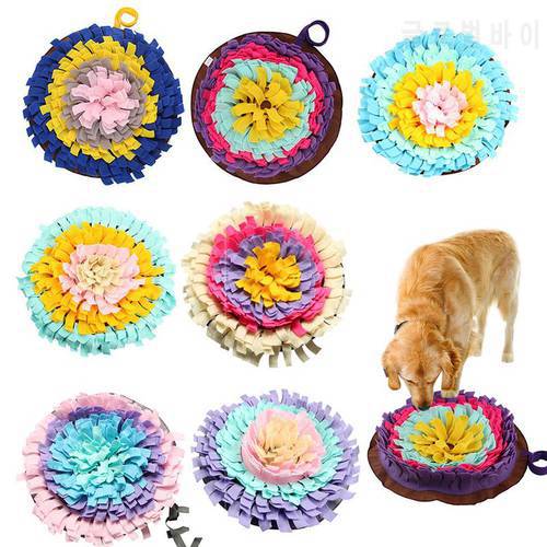 Dog Sniffing Mat Pet Dog Training Olfactory Activity Blankets Puzzle Toys Dog Foraging Mat Nasal Congestion Pad Dog Accessories
