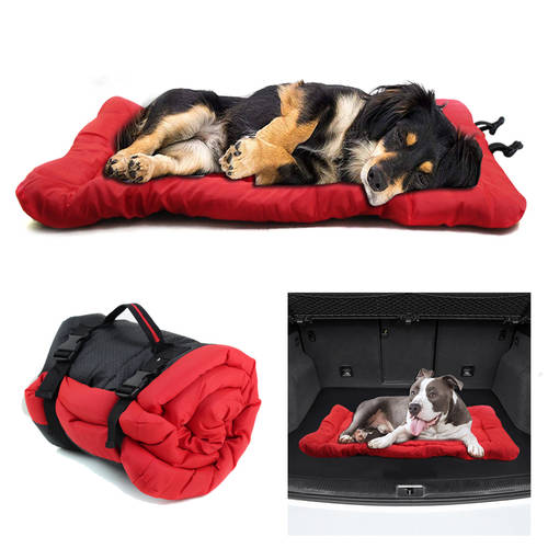 Outdoor Dog Bed Portable Travel Dog Bed Mat Car Seat Pet Bed for Small Medium Large Dog Waterproof Foldable Pet Mat Sofa Cushion