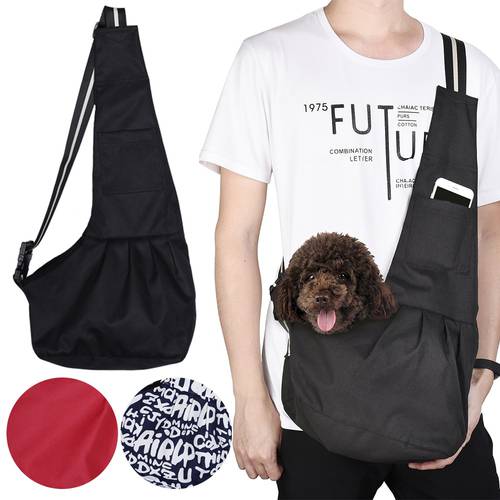 Pet Sling Carrier for Small Dogs Cat Carrier Adjustable Tote Shoulder Sling Bags Single-Shoulder Carrier Backpack Holder BG0152