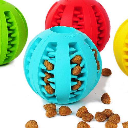 5/7 cm Dog Toy Interactive Rubber Balls Pet Dog Cat Puppy ElasticityTeeth Ball Dog Chew Toys Tooth Cleaning Balls Toys For Dogs