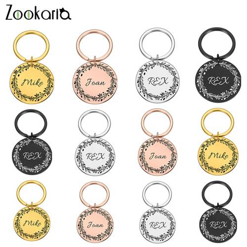 Personalized Anti-lost Dog ID Tags Gifts for Dog Lovers Pet Collar Tags for Dog Owner Engraved Pet Tag New Puppy Tag Gifts