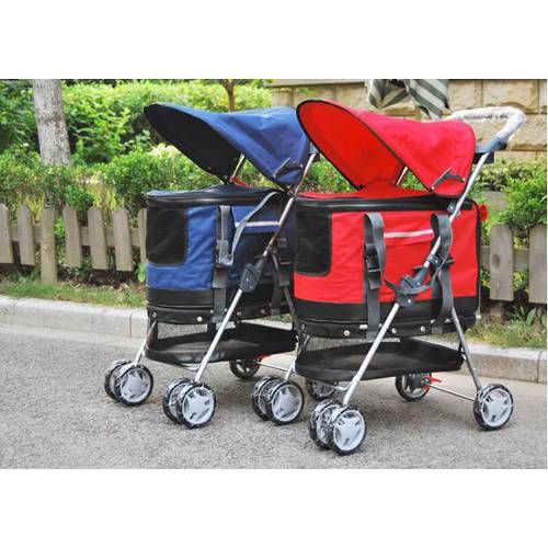 2016 New Pet Products Dog Seat Travel Accessories Pet Stroller 3 in 1 Multi-function 4 wheels pet cart