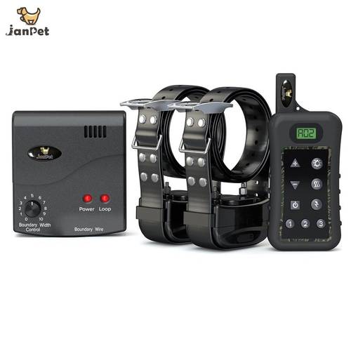JANPET Pet Containment System with Remote Controller Waterproof Dog Shock Collar & Rechargeable Receiver