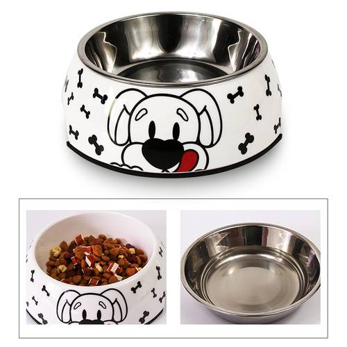 Stainless Steel Elevated Dog Bowl Tableware Environmental Functional Feeder for Big Dogs Anti-slip Pet Cat Food Water Container