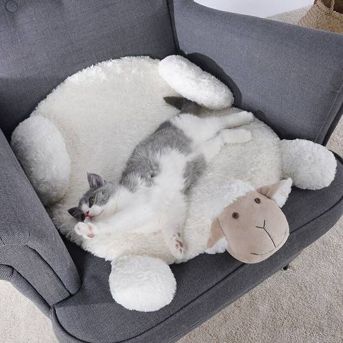 Soft Cat Mat Winter Thicken Warm Sleeping Beds Small Sheep cashmere Pet Blanket Dog Bed for Small Medium Dogs Cats Pet Supplies