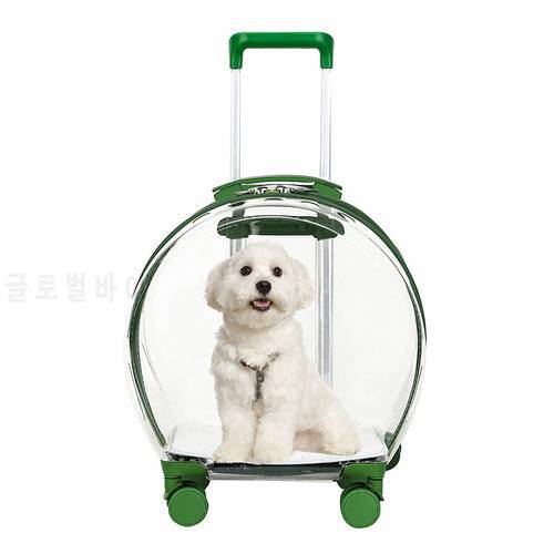 Pet Trolley Case Transparent Cat Bag Multifunctional Pet Bubble Box Portable Space Bag For Dogs Carrier Stuff Dog Bag