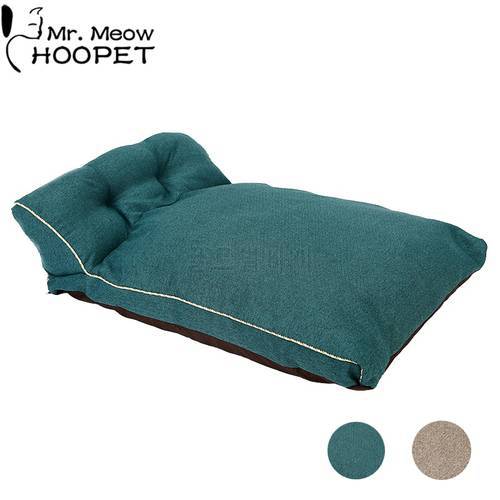 Hoopet Super Soft Sofa Mat for Small Large Dogs Winter Warm Cat Bed Removable Cover Pet Beds Non-Slip Bottom Warm Mat Lounger