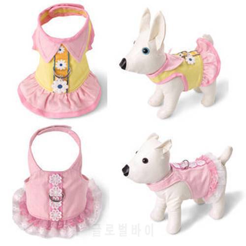 Pet Dog Harness Chest Vest Embroidered Skirt Puppy Cat Chest Rope High Quality Small Chests Strap For Teddy