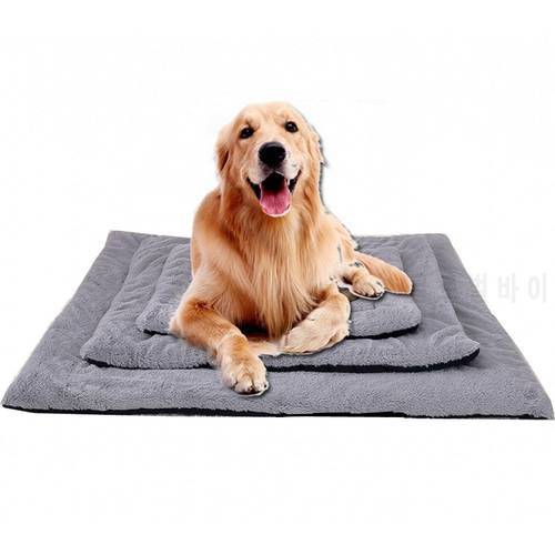 90*75CM Pet Dog Mat Winter Golden Retriever Dog Bed & Sofa For Pets Small Medium Big Dogs Pad Blanket Cushion Pet Supplies