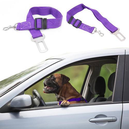 Vehicle Car Pet Dog Seat Belt Puppy Safety Seatbelt Dog Harness Lead Clip