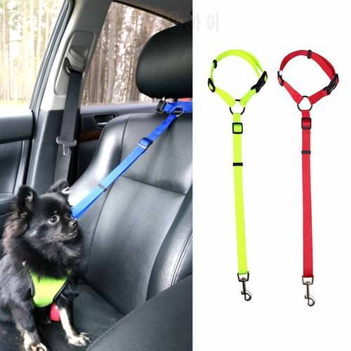 Pet Products Universal Practical Cat Dog Safety Adjustable Car Seat Belt Harness Leash Puppy Travel Clip Strap Leads