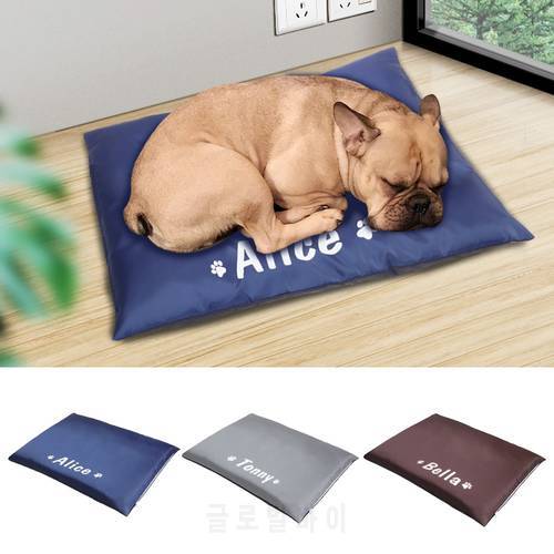 Custom Dog Bed House Waterproof Pet Sleeping Mat Warm Sofa Cushion Mattress Pet Blanket Kennel For Small Medium Large Dogs Cats