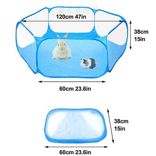 Pet Playpen Portable fashion Open Outdoor Small Animal Cage Game Playground Fence for Hamster ostume for Outfits Poodle