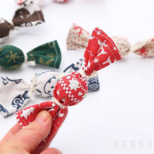 New Cat Toys Swipe The Rolling Christmas Bell Candy Japanese Toy Built In Kitten Cat Supplies Cat Mint Candy Bell Ball Cat Toy