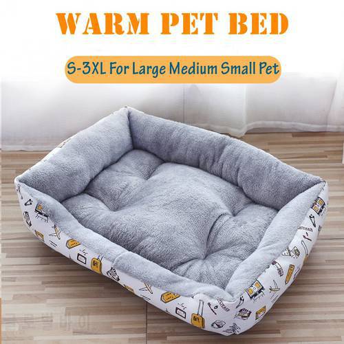Pet Dog Bed Puppy Cushion Kennel For Cat Puppy Plus Size Soft Nest Dog Baskets For Small Large Dog Soft Sofa Animals Pad