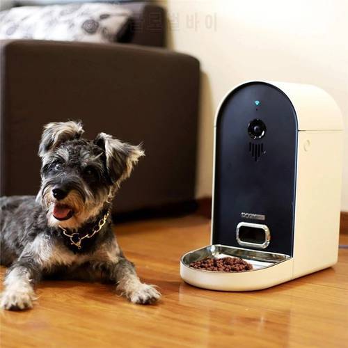 Automatic Dog Pet Feeder With Camera WiFi 6L Large Capacity App Control Food Dispenser interactive cat feeder bowls pet supplies