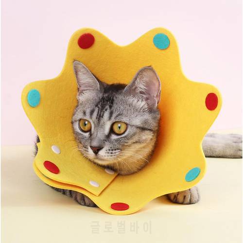 Elizabeth Anti-bite Pet Dog Collar Cat Dog Puppy Neck Protective Circle Feeding Medicine Cover Accessories for Small Large Dogs