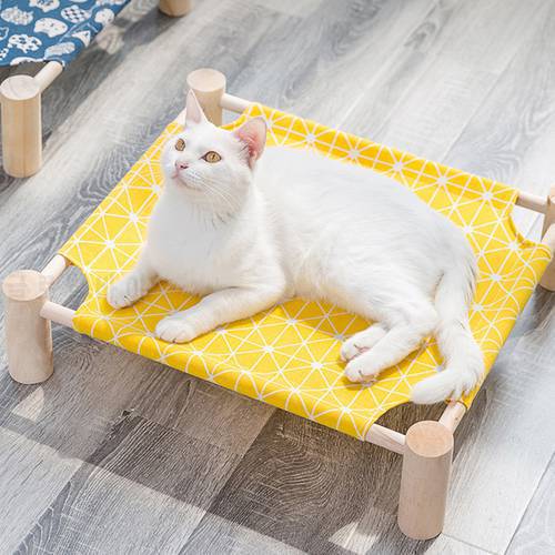 Cat and dog hammock heightened four seasons universal rabbit kennel durable breathable removable and washable universal pet mat