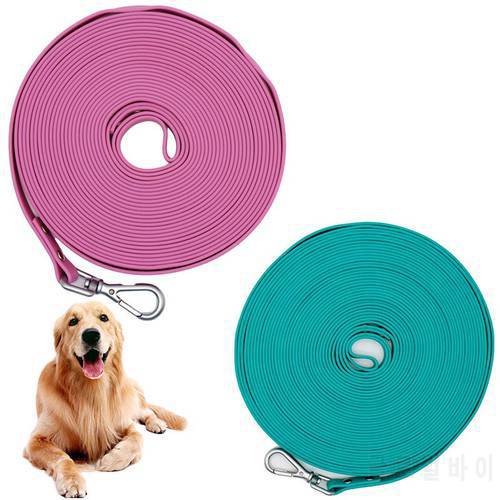 PVC dog leash long lead Waterproof dog leash 5m 10m 15m long leash for dog super long dog lead 1.5m 3m dog leash 20m Waterproof