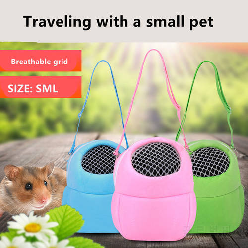 Outdoor Small Pet Cat Rat Hamster Hedgehog Warm Bag Supply Hamster Gold Hedgehog Portable Out Package Pets supply