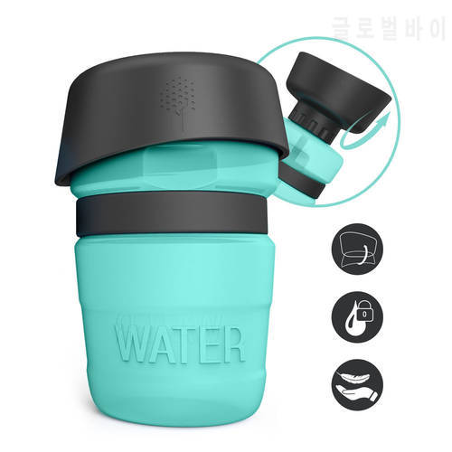 Dog Water Bottle Portable Foldable Pet Feeder Bowl Water Bottle Pets Outdoor Travel Drinking Dog Bowls Drink Bowl Dogs BPA Free