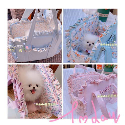 Fashion spring summer Carrier for pet cat dog handbag Teacup Teddy York Warm Travel Bag four seasons travel bag Dog accessories