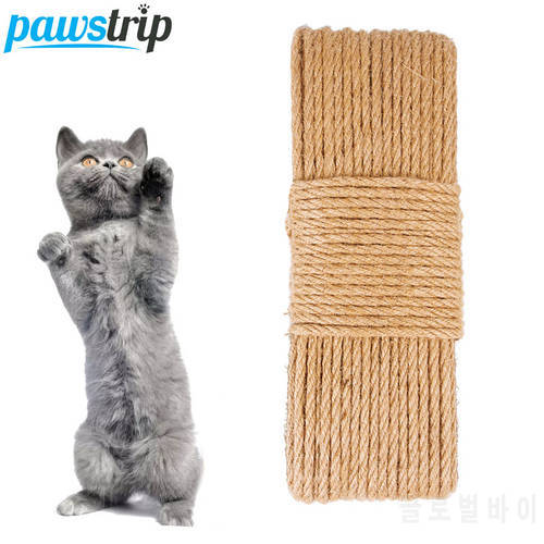 Sisal Rope For Cat Tree Cat Climbing Frame DIY Cats Scratching Post Toys For Cats Desk Legs Binding Rope DIY Cat Scratcher Rope