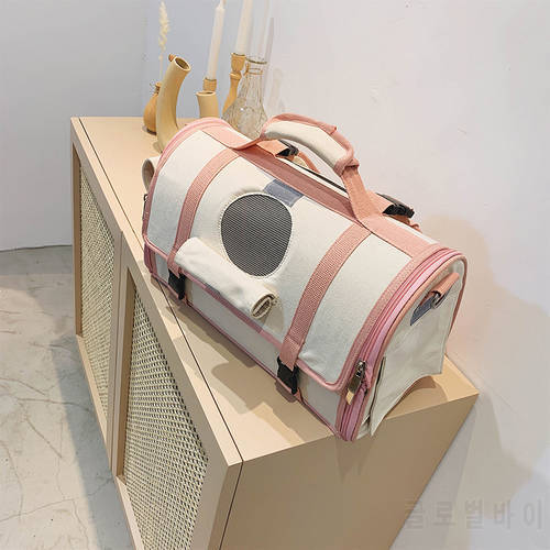 Multifunctions Fashion Comfortable Breathable Dog Backpack Creative Color-matching Pet Cage for Traveling Portable Cat Bags