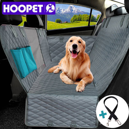 HOOPET Dog Car Seat Cover Waterproof Pet Travel Dog Carrier Hammock Car Rear Back Seat Protector Mat Safety Carrier for Dogs Cat