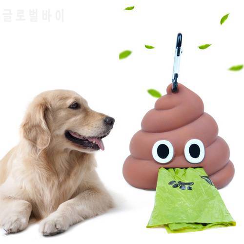 Waste Bag Dispenser for Dog Waste Carrier Green Black Pet Supply Accessory Dog Cat Small Tools Poop Bag Holder