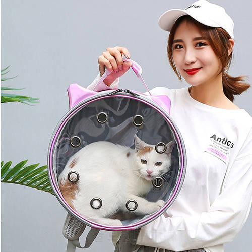 Pet Carrier for Cat Carrying Backpack for Cats Capsule Windows Bag Cats Carrying for Cats Cage Pet Products for Cats Travel Bag