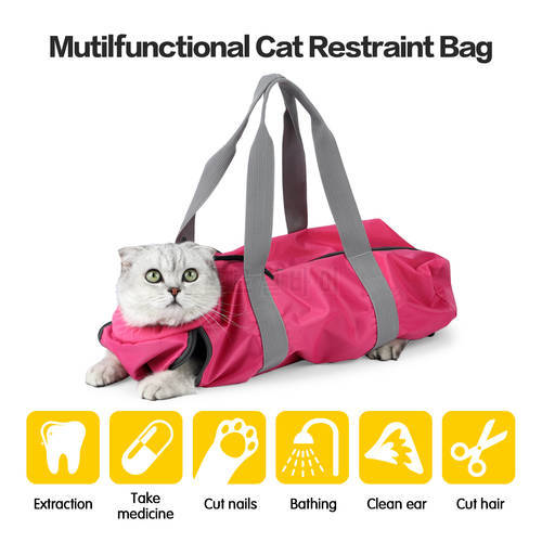 Multifunctional Cats Outdoor Carrier Bag Nail Cutting Supplies Comfort Dog Pet Single Shoulder Handbag Anti-Scratch Puppy Clean