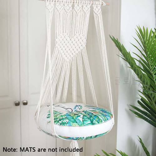 Handwoven Tapestry Wall Hanging Macrame Pet Cat Hammock Bed Cage Swing Living Room Home Decoration without Mat Shipping