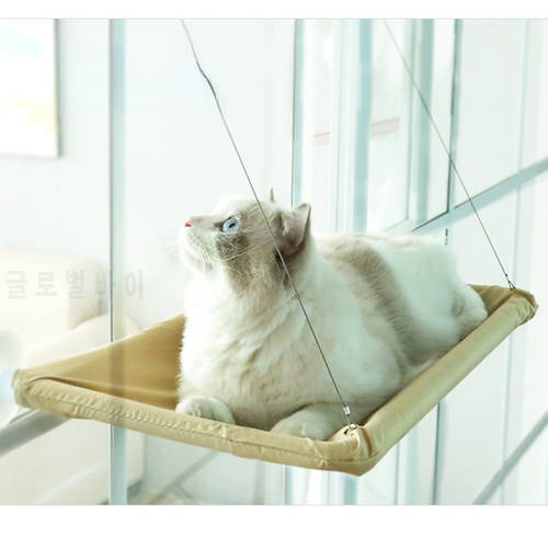 Cat Hammock Soft Hanging Beds Sunny Seat Window Mount Comfortable Pet Shelf Supplie Toy Washable Cat House Bearing 20kg