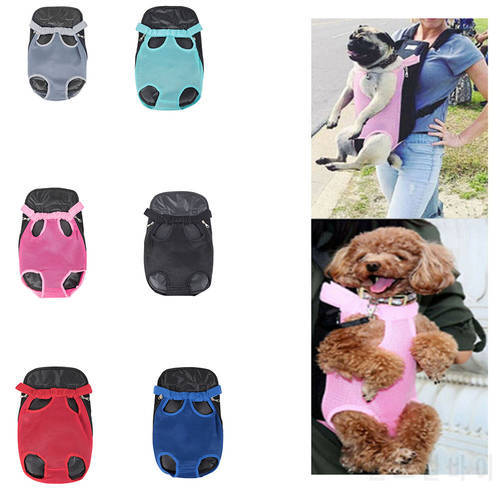 S M L XL Mesh Portable Dog Backpack Going Out Dog Accessories Pet Supplies Outdoor Travel Cat Backpack Breathable Dog Strap