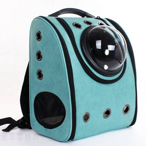 Cat Backpack Carrier Large Bubble Astronaut Space Breathable Capsule Transport for Pets Rabbit Transparent Bag with Window