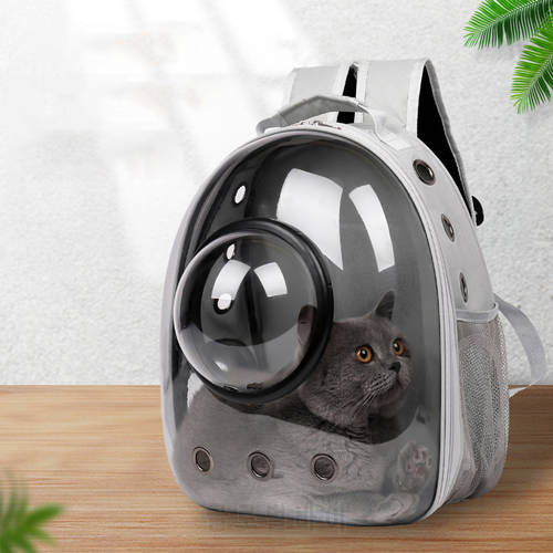 Astronaut Window Bubble Carrying Travel Bag Breathable Space Capsule Transparent Pet Carrier Bags Dog Cat Backpack