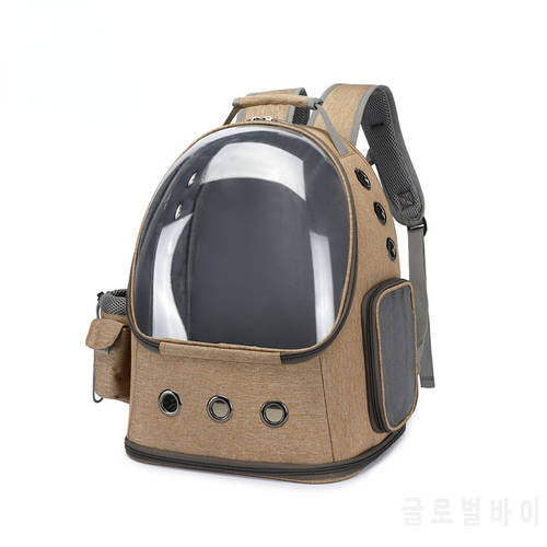 Cat Carrier Kitten Backpack Space Capsule Bubble Breathable Portable Pet Bag Dog for Travel and Hiking
