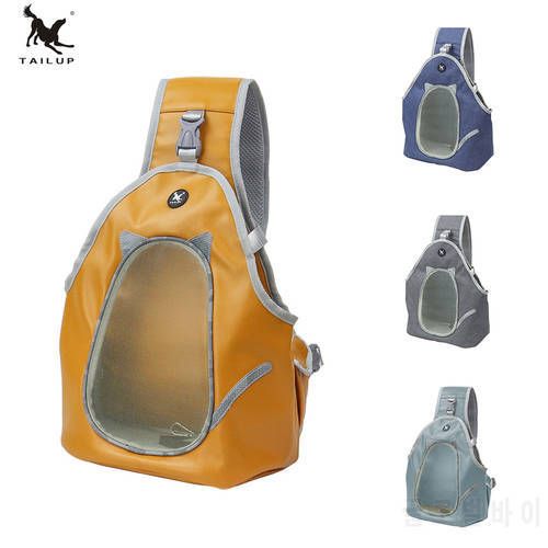 TAILUP Cat Carrier Backpack for Cat Bag for Small Dogs Carrier Pet Transparent Breathable Backpack for Cats Carrier Space Puppy
