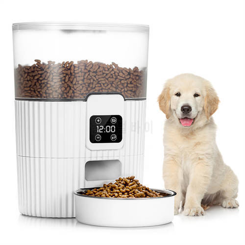 3.5L Smart Pet Feeder Cat And Dog Automatic Food Dispenser Auto Dogs Cats Pet Timing Feeding For Small And Medium Pet Supplies
