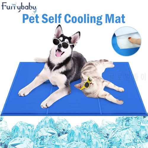 Pet Bed Cold Pad Dog Ice Summer Soft Self Cooling Mat Cool Down Pet Ice Pad Mattress Pets Cool Mat Dog Accessories Dog Beds